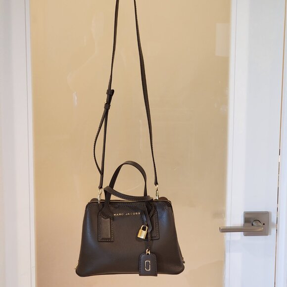 Excellent!! MARC JACOBS| Brown Leather Handheld Crossbody bag - Picture 9 of 11